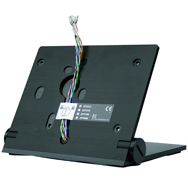 Accessoires de table vidéo TCS, 2 colonnes pour postes intérieurs vidéo de la série IMM, noir, ZIT1311-0016