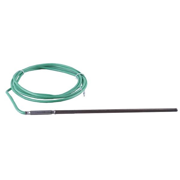 Thermocouple gainé JUMO, câble de compensation, 1xNiCr-Ni, 6.0x200mm, -200 à +1200°C, 00068427