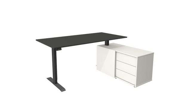 Kerkmann poste de travail complet Move 1 anthracite, blanc/anthracite, 10216913