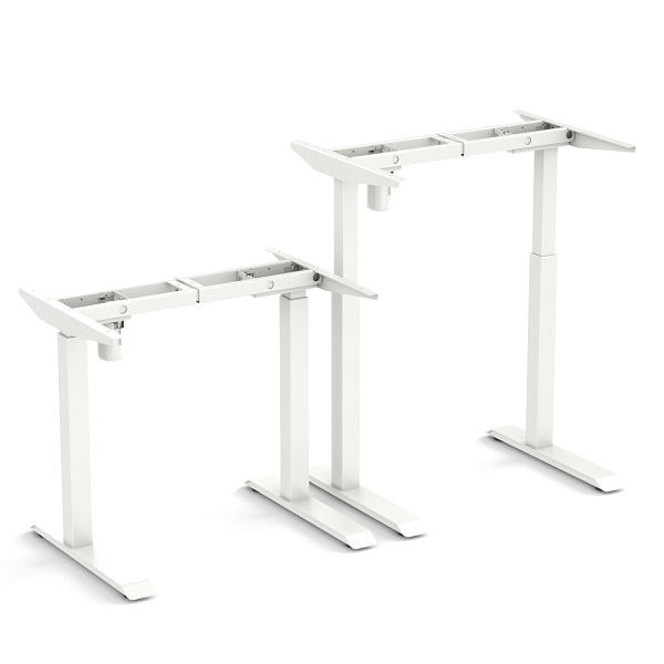 Cadre de bureau assis-debout Worktrainer StudyDesk blanc, cadre StD-blanc
