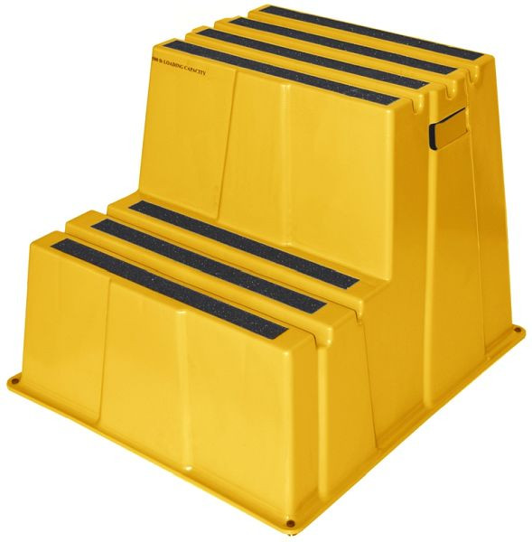 Twinco TWIN Heavy Duty Safety niveau de sécurité 2 marches, jaune, 6700-3