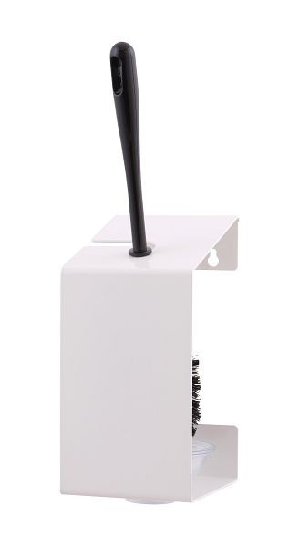 All Care MediQo-line porte-brosse WC acier inoxydable blanc, 13205