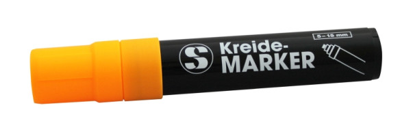 Stylo craie Schneider 15 mm, couleur orange, épaisseur d'écriture : 5-15 mm, 198914