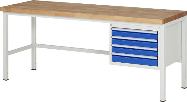 Etabli RAU série 8000 - modèle 8133, L2000 x P700 x H840-1040 mm, 13-8133A1-207B4H.11