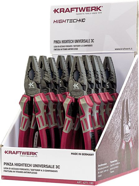 Présentoir Kraftwerk avec pince universelle high-tech KW 180 mm, 10 pièces, 901.308.000