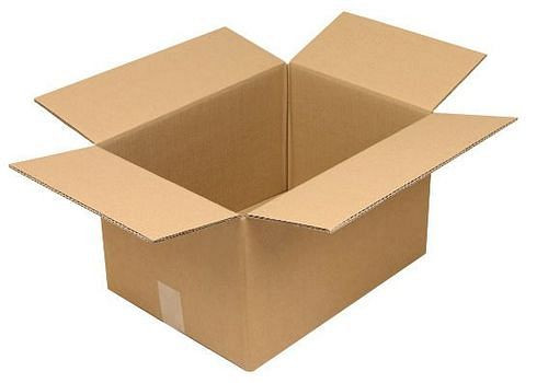 Boîte pliante en carton ondulé TransPak 2 parois, dimensions intérieures 430 x 310 x 250 mm, format A3, qualité 2.30BC, lot de 20, 299353