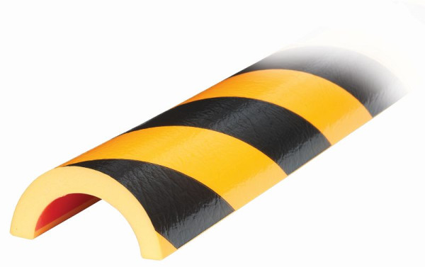 Protection de tuyau Knuffi, pour tuyaux d'un diamètre de 40 à 70 mm, jaune/noir, PR-10019