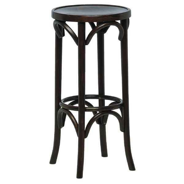 Tabouret haut de pub en bois courbé Fameg, DL463