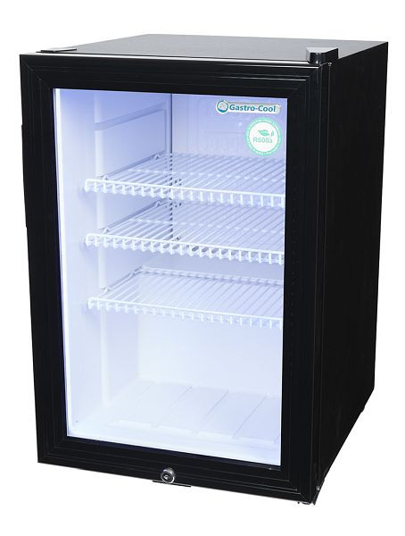 Réfrigérateur à bouteilles Gastro-Cool - minibar - noir/blanc - LED GCKW65, 204201