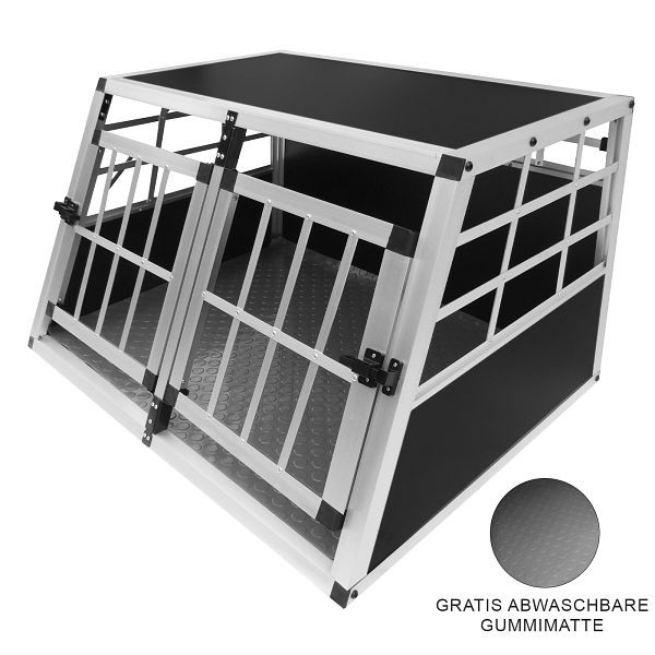 Caisse de transport pour chien Monster Auto, petite caisse double, 28289