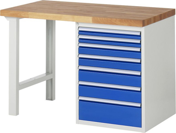 Etabli RAU série 7000 - modèle 7517-1, L1250 x P700 x H840 mm, 13-7517A1-127B4S.11