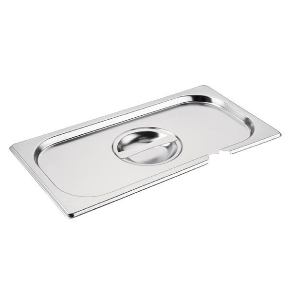 Couvercle Vogue avec évidement cuillère pour bac GN GN1 / 3, CB173