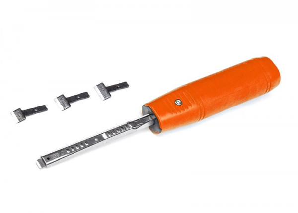 BRÜCK RALI SHARK, type S avec 1 couteau interchangeable 10, 12 et 14 mm SB, 362 chacun