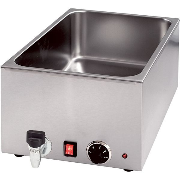 Bain-marie Stalgast avec robinet de vidange GN1/1 hauteur 200 mm, KE3203200