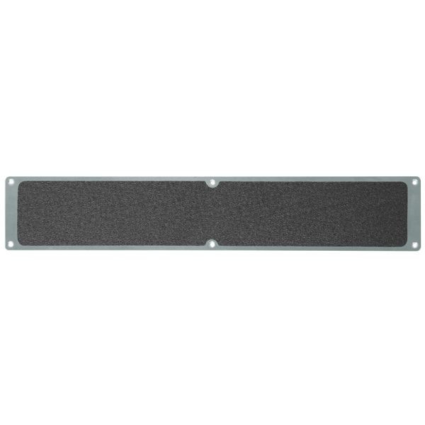 Pantalon de farine plaque antidérapante en aluminium avec revêtement antidérapant m2, noir universel 114x635mm, APM1SF1