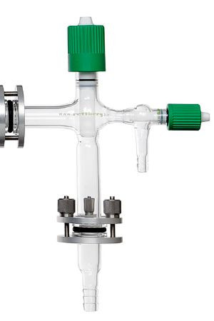Vanne d'arrêt à vide Rettberg 0-15 mm, amovible, avec raccord KF DN 16, 107000225