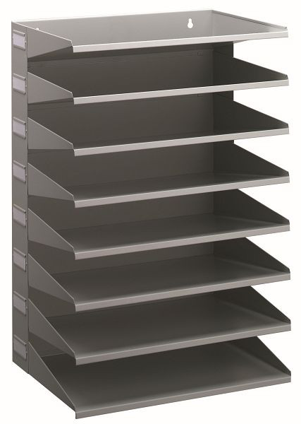 Barre de tri DURABLE, 8 pièces, grise, 336110