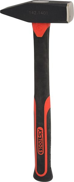 Marteau de mécanicien KS Tools avec manche en fibre de verre, 1000g, 142.1401