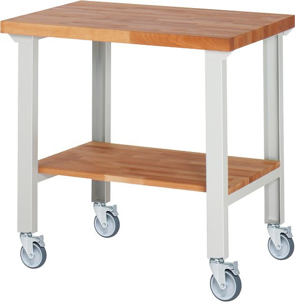 Etabli mobile RAU 7000-7, 1000x700x1000mm, 4 roulettes pivotantes, 05-7000-7-107B4S4.12
