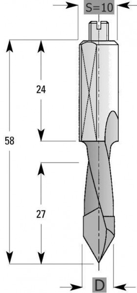 Foret traversant Edessö HW (HM) S10, A: 5, B: 27, GL: 58 - LH, 145205002