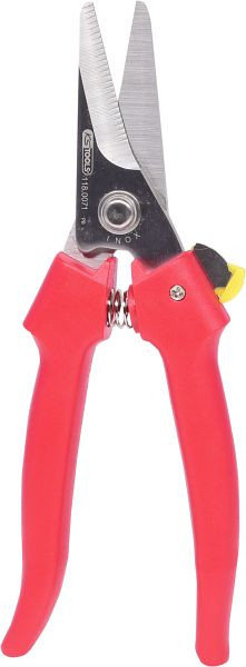 Ciseaux d'atelier universels KS Tools, 190 mm, ouverture automatique, 118.0071