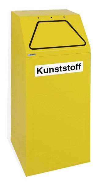 tri des déchets contondants 65, RAL 1003/1003, conteneur intérieur galvanisé, 65 litres, 5401002