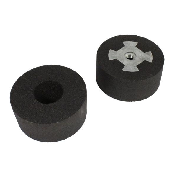 TECMIX Bague à glissière en bakélite, M14, Ø 100 x 46mm, grain: 60, 17651