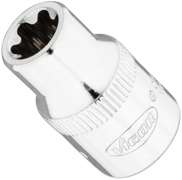 Insert pour clé à douille VIGOR T-Plus, carré 10 mm (3/8"), profil E+, E10+, V7920-EP10