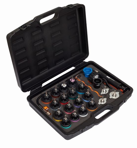 Bahco Kit de testeur de pression du système de refroidissement 24 pièces BE400P24