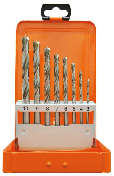 Jeu de forets hélicoïdaux à bois Projahn HSS M2 PrimCut 8 pièces, 19701