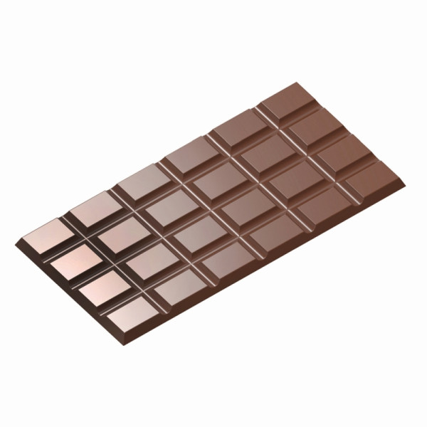 Moule à chocolat Schneider - planche 4x6 rectangle, 275 x 175 x 24 mm / 156 x 77 x 5 mm, 60 g, 1 x 3 pièces, 422437
