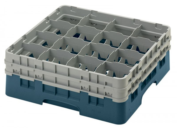 Panier de lavage Cambro 16 compartiments Camrack® hauteur: 15 cm turquoise, SU: 4 pièces, 16S534414