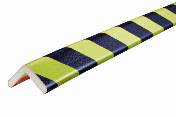 Protection d'angle Knuffi, profil d'avertissement et de protection type H, néon, 1 mètre, PH-10717