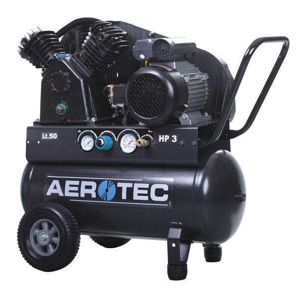Compresseur à piston à air comprimé AEROTEC lubrifié à l'huile 400 volts, 450-50 CT 4 TECH, 2013270