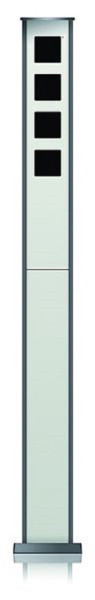 Colonne de communication TCS, non équipée pour 4 modules AMI, autoportante hauteur 1,70 m, K34AS