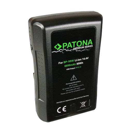 Batterie Patona V-Mount 95Wh / 14,4V / 6600mAh, 23038