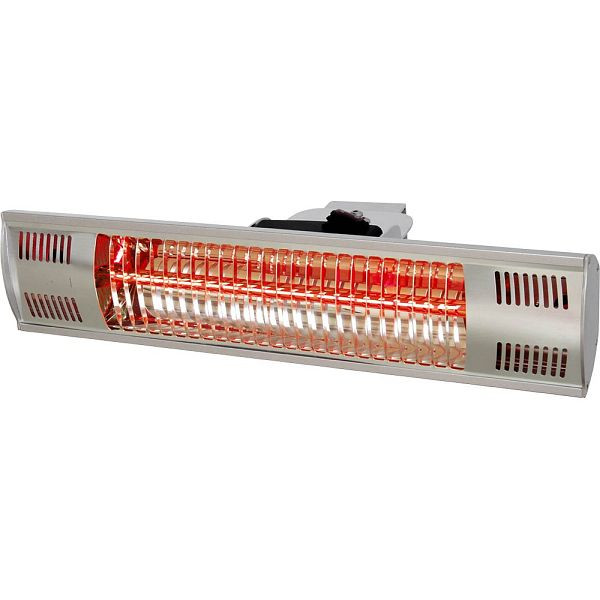 Radiateur électrique Stalgast, suspendu, pour montage mural ou au plafond, dimensions 455 x 90 x 100 mm (LxPxH), CE0301450