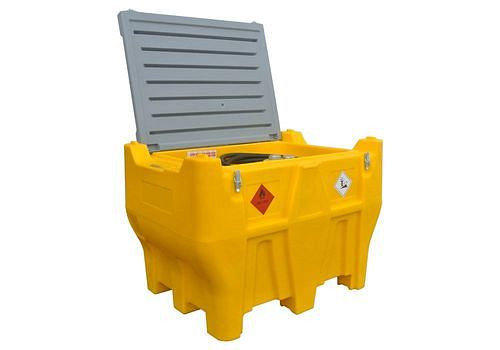 Emiliana Serbator Système de réservoir mobile pour diesel, 440 litres, version pick-up, avec pompe 12 V, avec couvercle, 306103