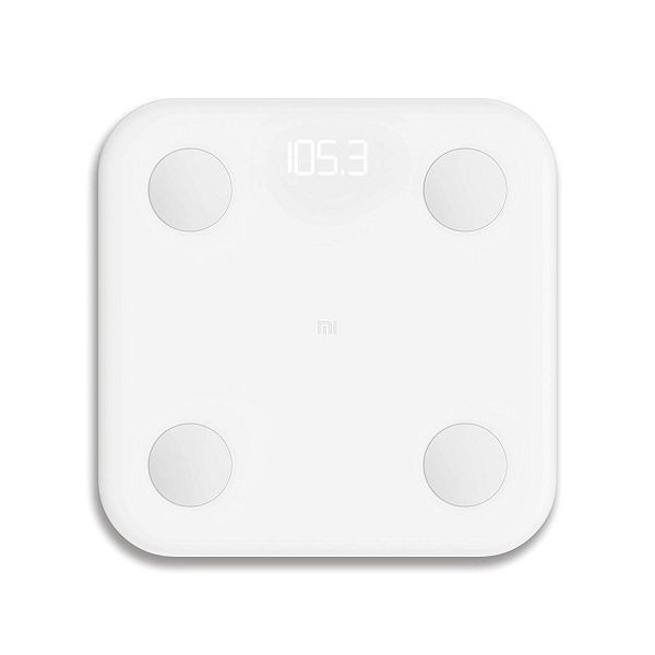Balance Xiaomi Mi Body Composition Scale 2 (Smart Home, application iOS + Android, LED, balance de graisse corporelle, IMC, électrodes en acier inoxydable), XM210003
