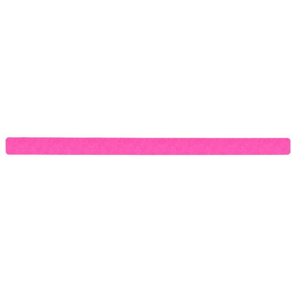 revêtement antidérapant m2, couleur signal rose, bandes individuelles 50x800mm, UE : 10 pièces, M1PV100501