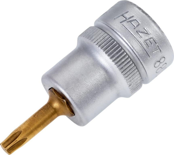 Douille tournevis Hazet TORX®, carré creux 10 mm (3/8 pouce), profil intérieur TORX®, T20, 8802-T20