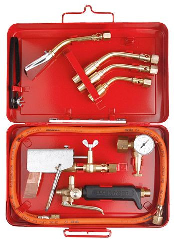 Kit de brasage, de brasage tendre et de combustion au propane ELMAG, 56132