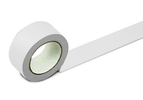 Ruban de marquage au sol DENIOS, largeur 75 mm, blanc, UE : 2 rouleaux, 137-138