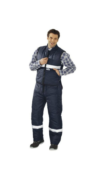 Gilet pour chambre froide/congélateur Planam, bleu marine, doublure rouge, taille XXXL, 5122064