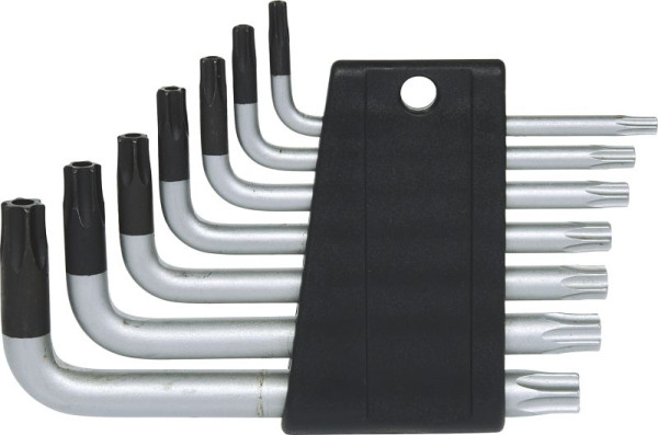 KS Tools Jeu de clés mâles Torx avec alésage, courtes, 7 pièces TB10-TB40, 151.4150