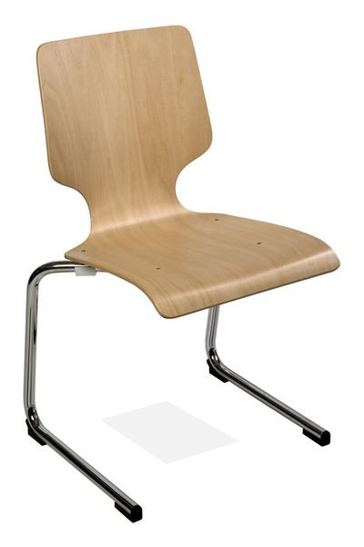 Chaise empilable Kaiser-Sitzmöbel cantilever KS28-N1, forme : N1, UE : 6 pièces, KS28-N1