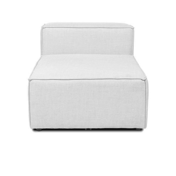 HOME DELUXE Canapé modulable Canapé du milieu VERONA - gris clair, 49382