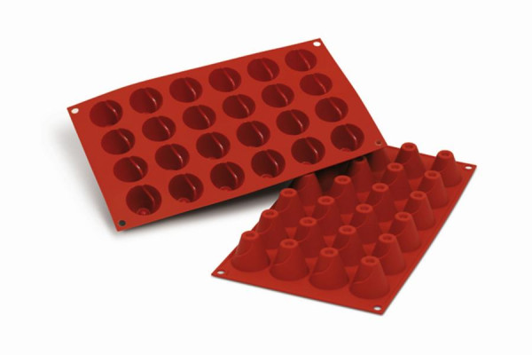 Moule à pâtisserie en silicone Schneider volcan, Ø 38,7 mm, hauteur 32,5 mm, 115087