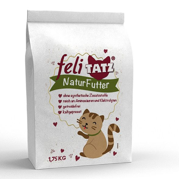 cdVet feliTATZ nourriture naturelle 1,75 kg, 4073