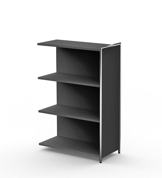 Kerkmann buffet complémentaire/séparateur de pièce pour 3 OH, Artline, L 780 x P 380 x H 1150 mm, anthracite, 13740213